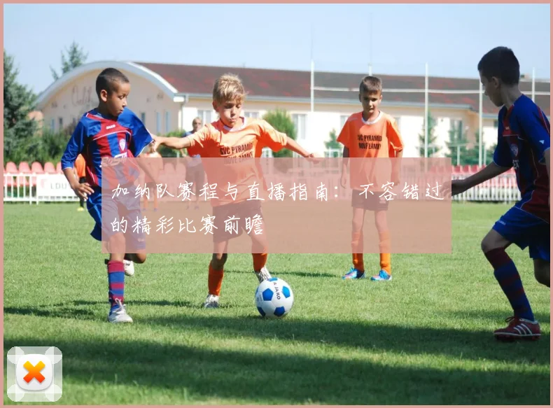 加纳队赛程与直播指南：不容错过的精彩比赛前瞻